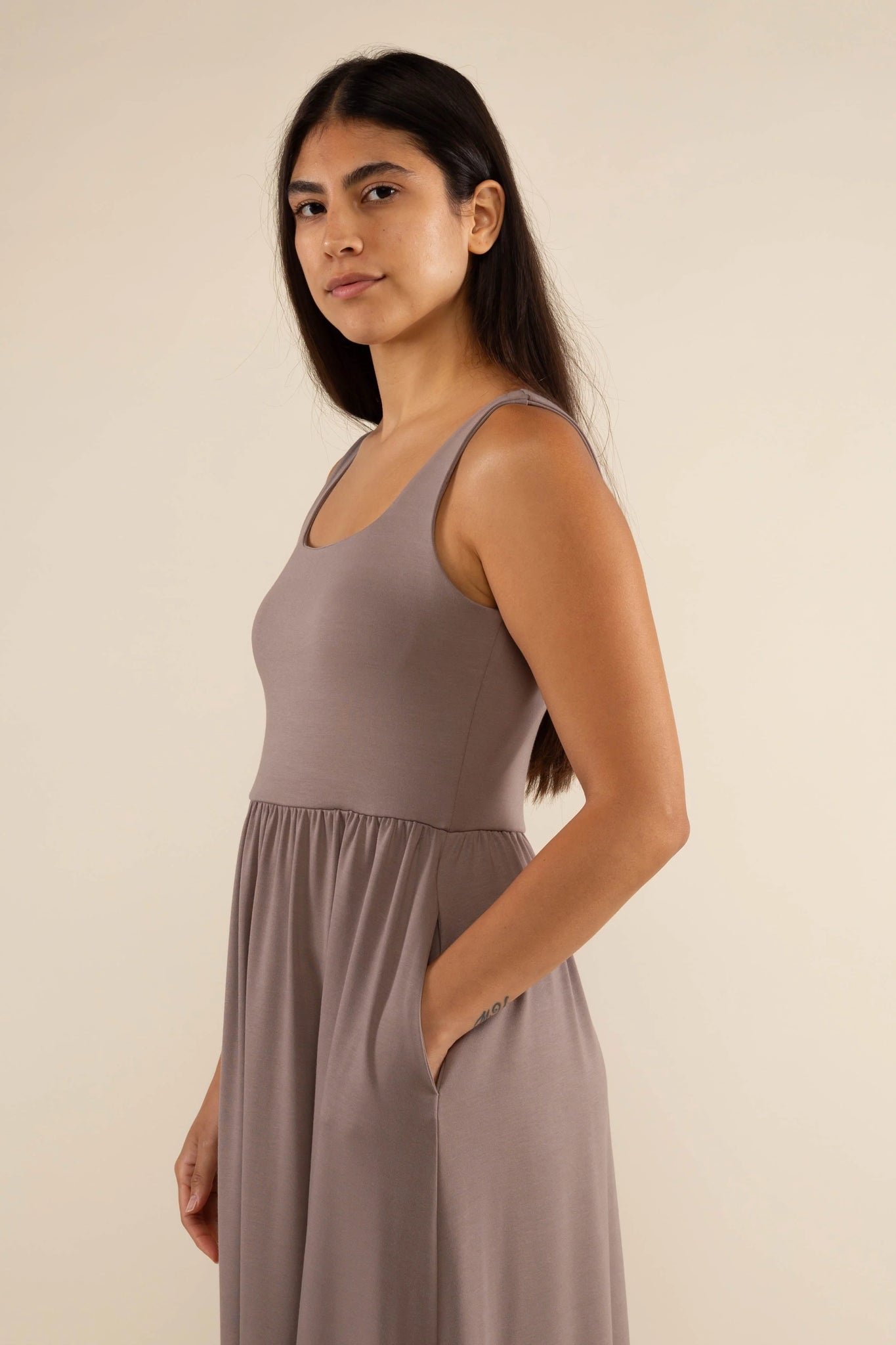 Sleeveless Swing Dress
