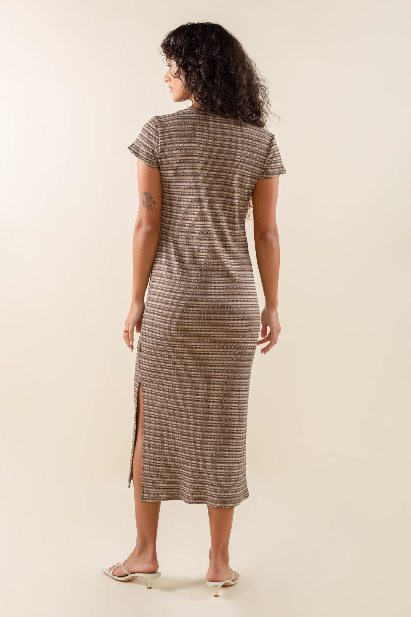 Ava Short Sleeve Midi Dress