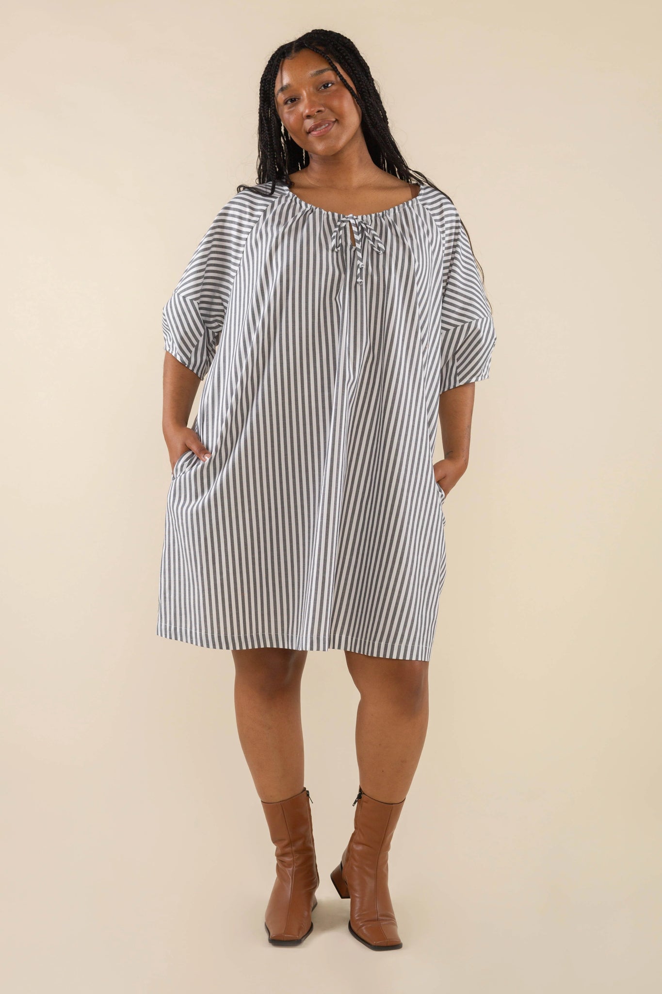 Stripe Mini Dress