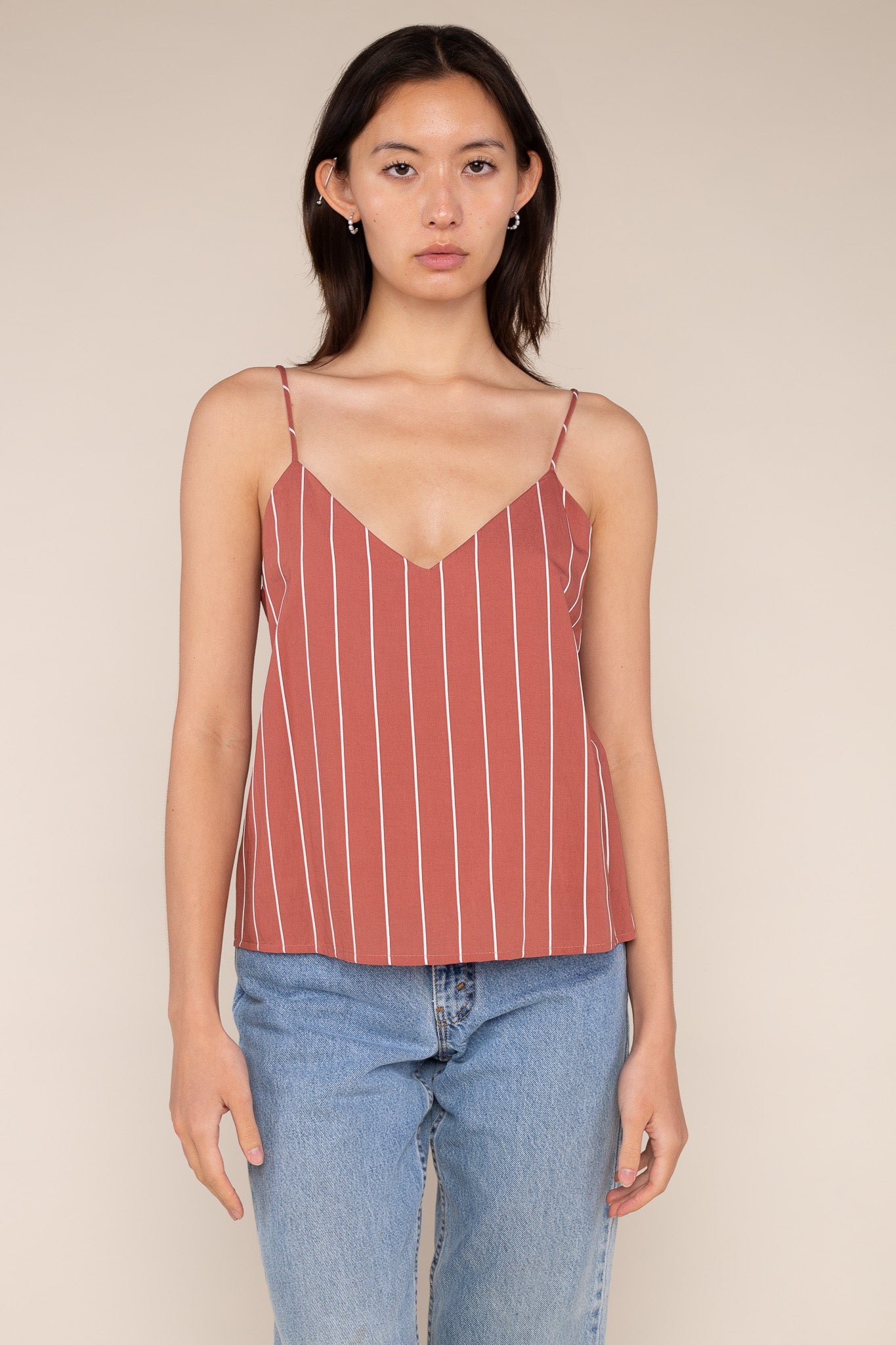 Striped Woven Cami