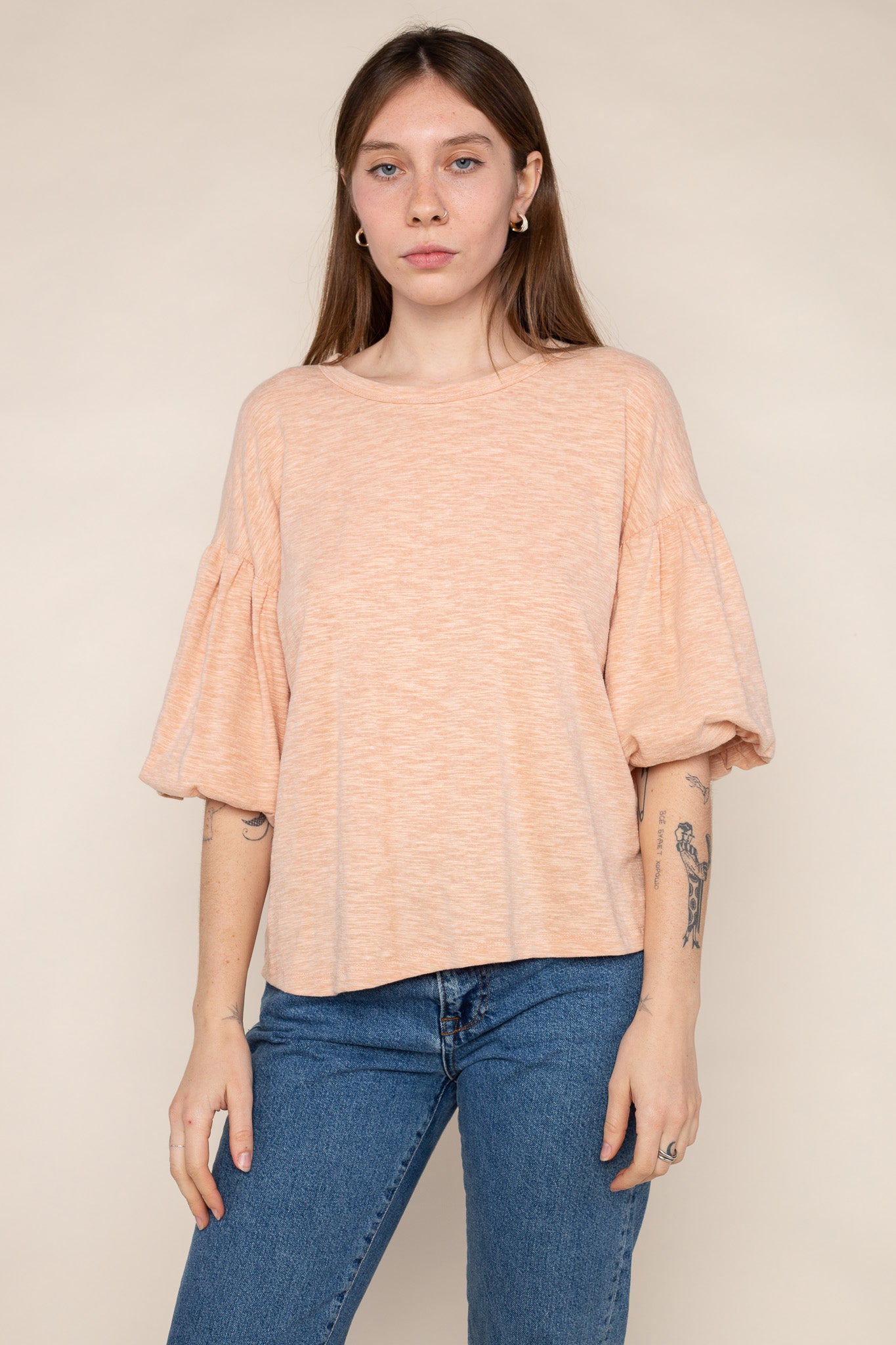 Bubble Sleeve Tee