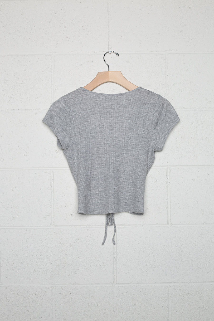 Shirred Crop Tee