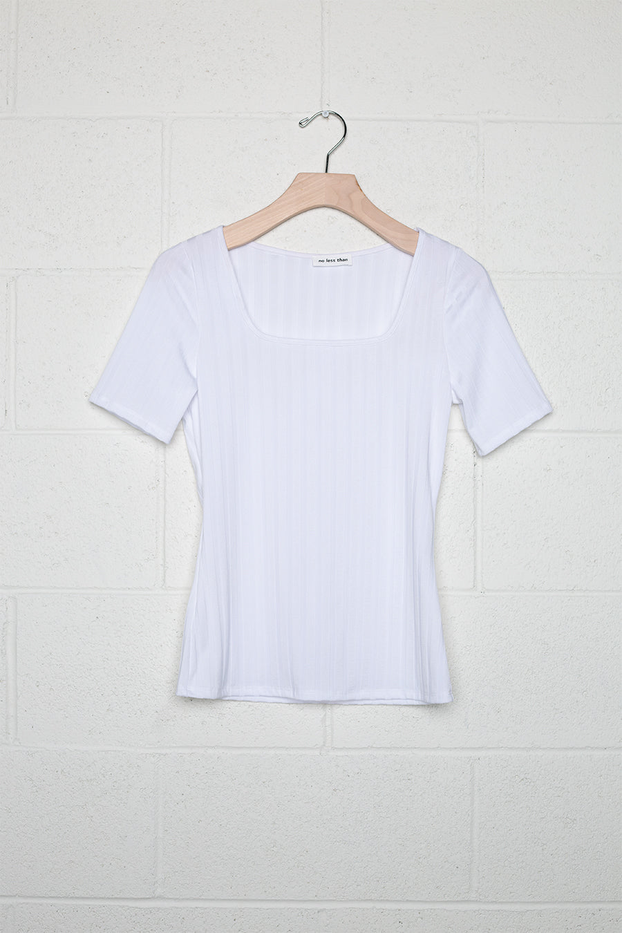 Square Neck Rib Tee