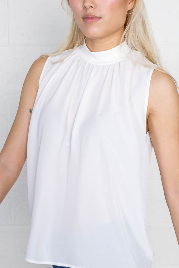 Woven Sleeveless Blouse
