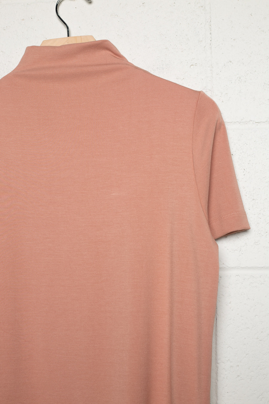 Mock Neck Tee
