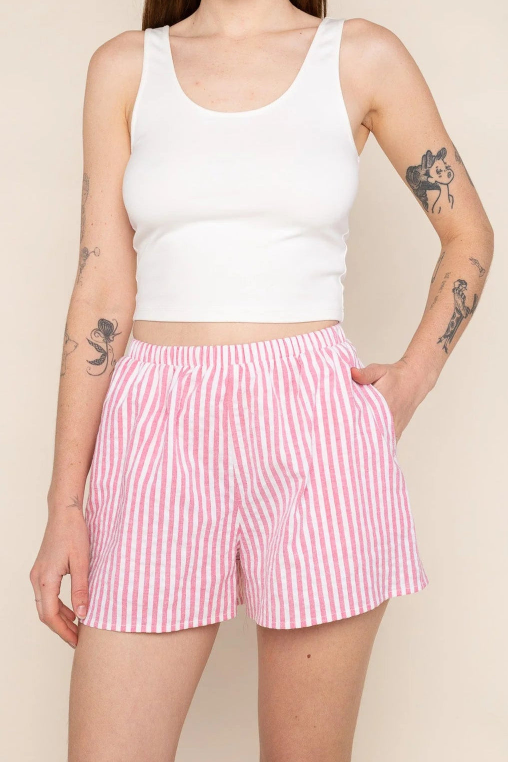 Cropped Basic Tank