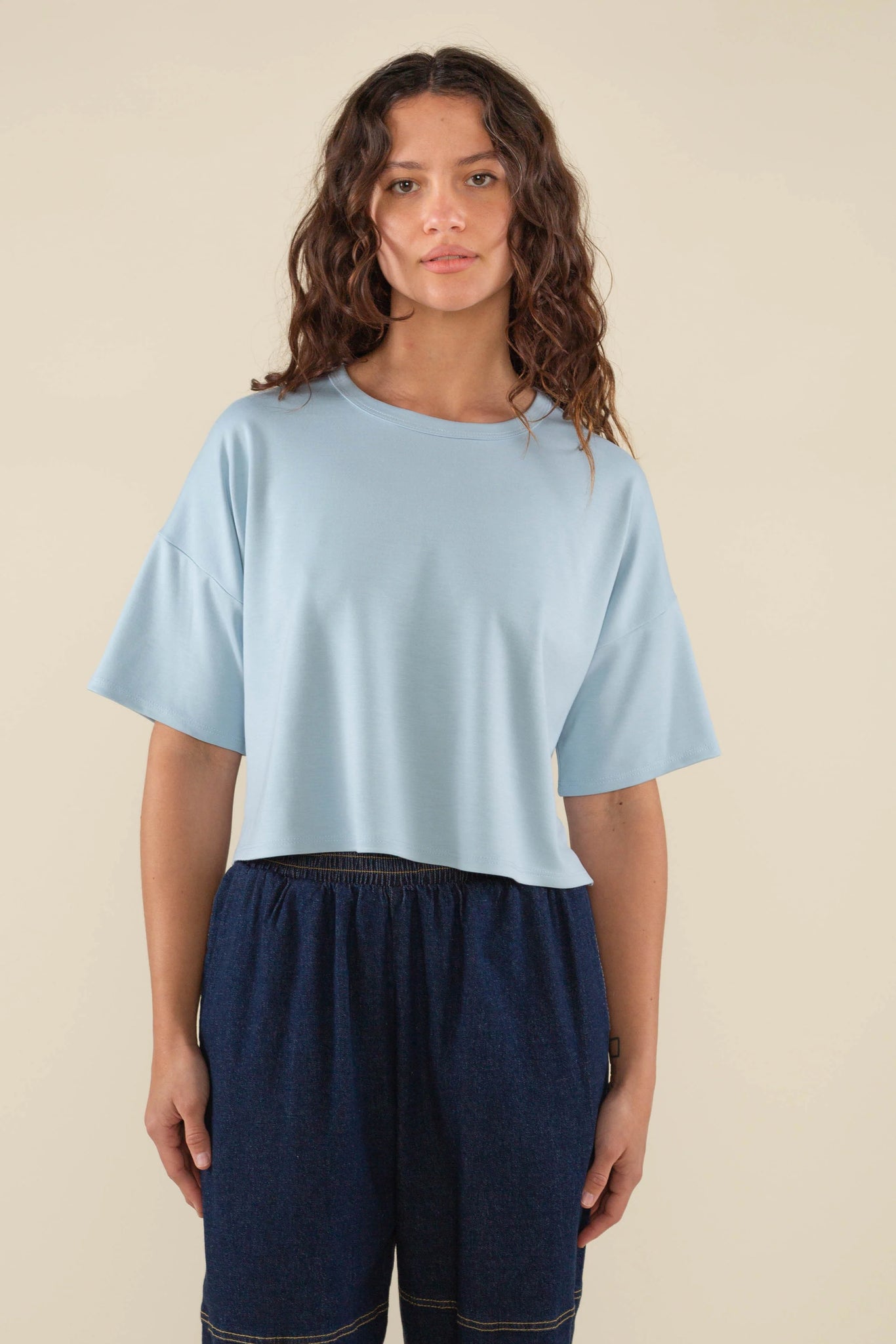 Cropped Luxe Tee