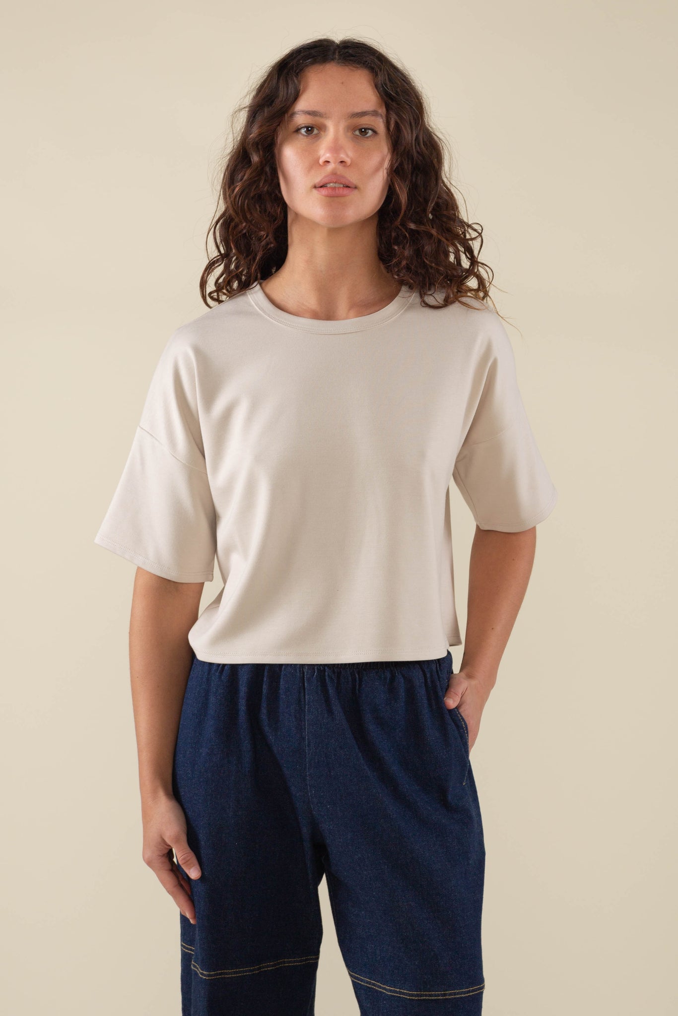 Cropped Luxe Tee
