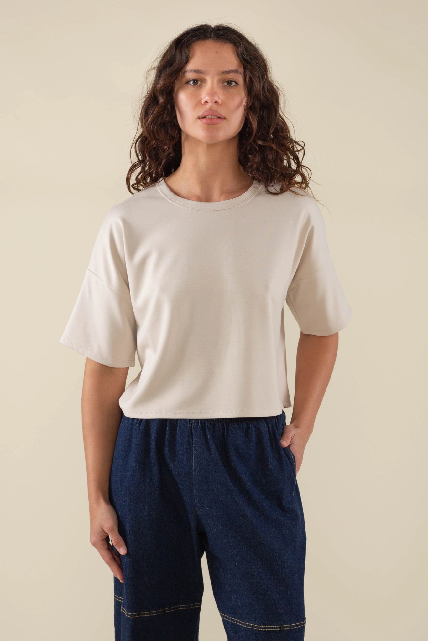 Cropped Luxe Tee