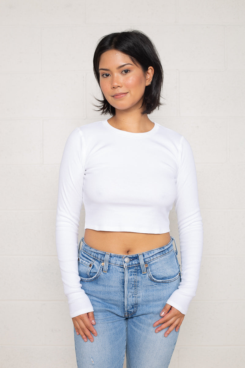Long Sleeve Rib Tee