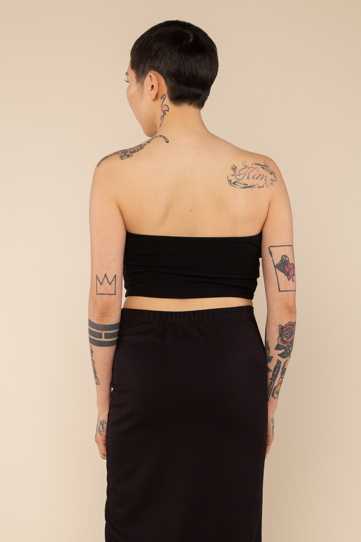 Crop Cotton Spandex Tube Top