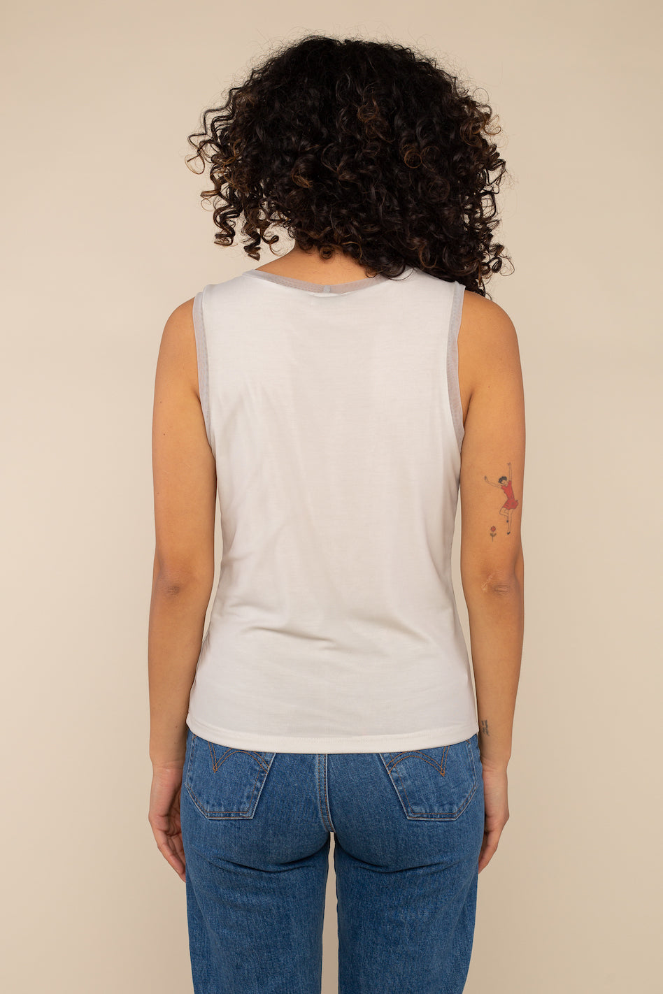 Mesh Tank - Silver