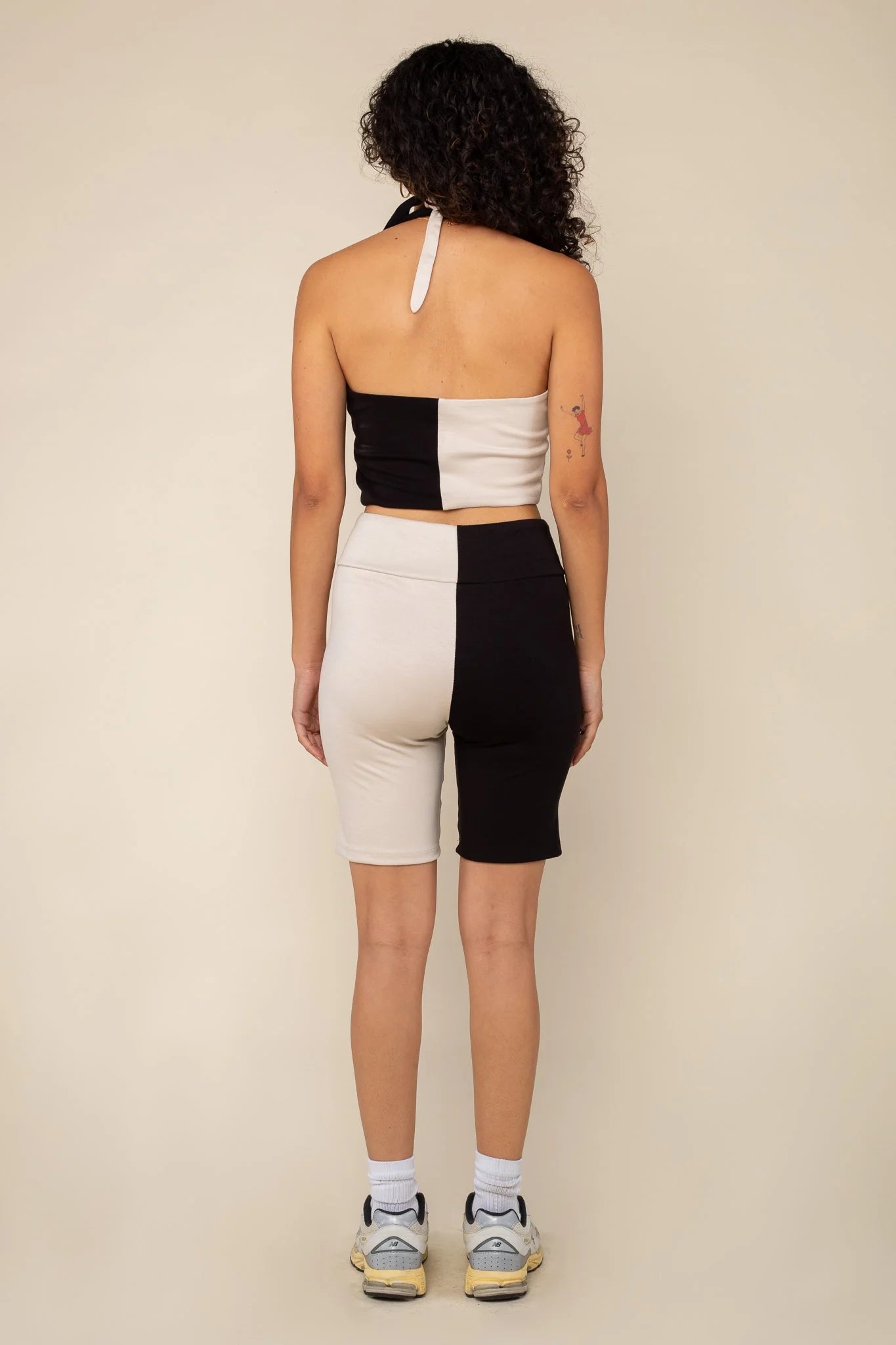 Color Block Biker Shorts