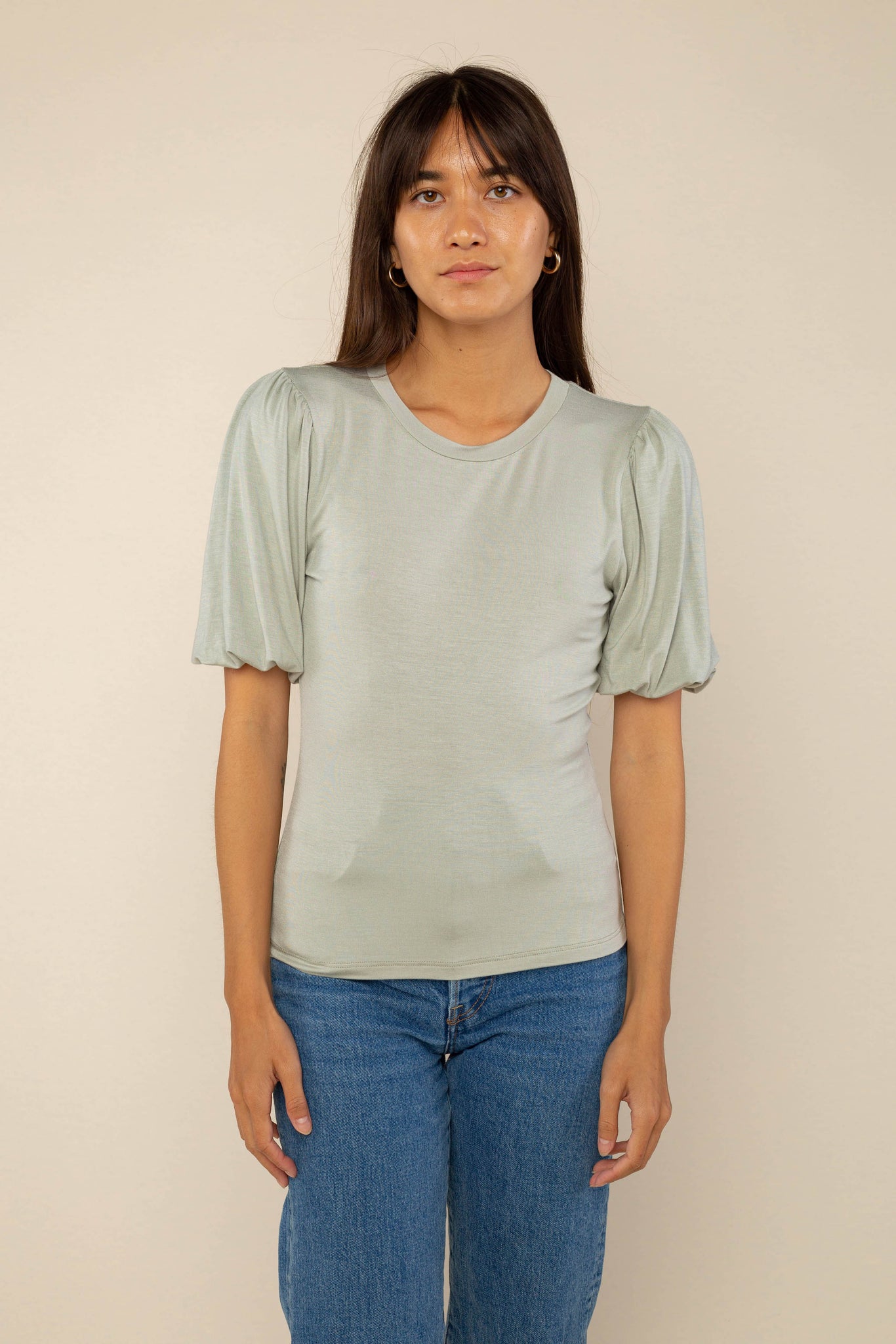 Basic Puff Sleeve Tee