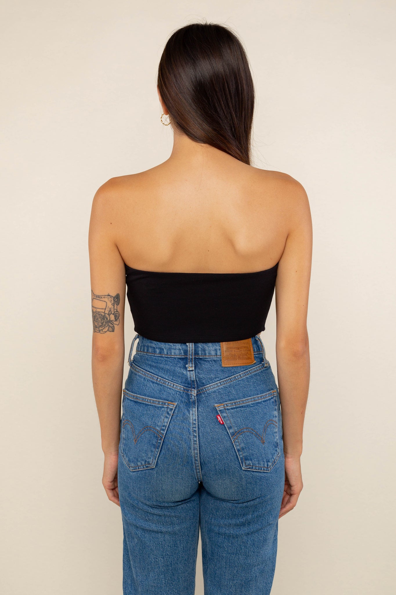 Cotton Jersey Triangle Top
