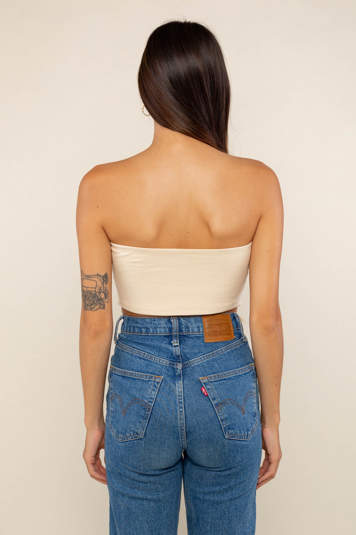 Cotton Jersey Triangle Top