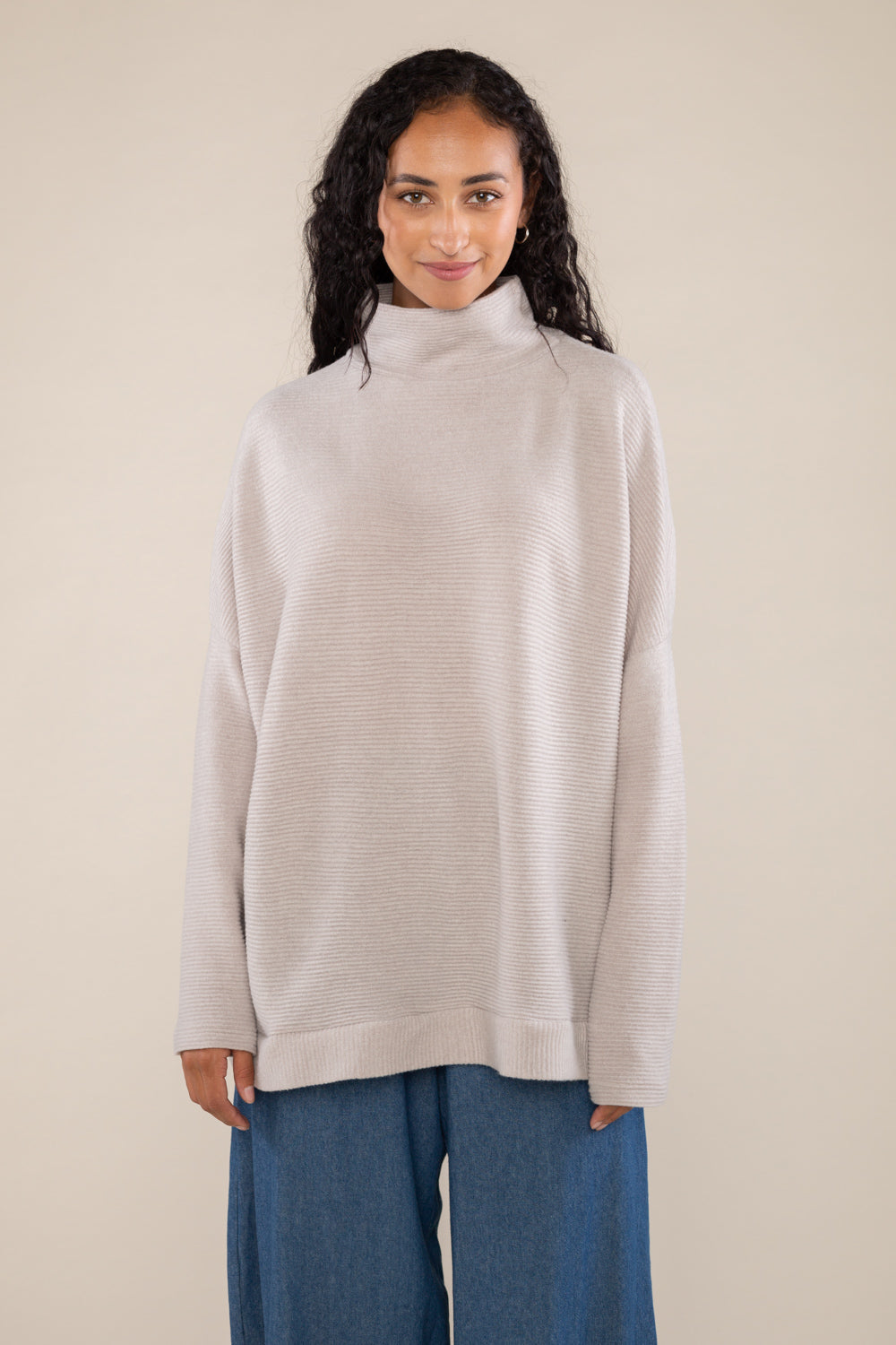 Pleated Knit Tunic