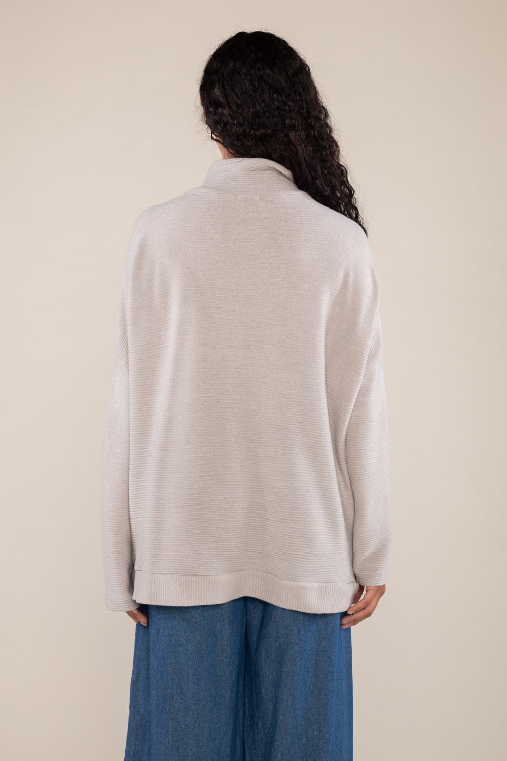 Pleated Knit Tunic