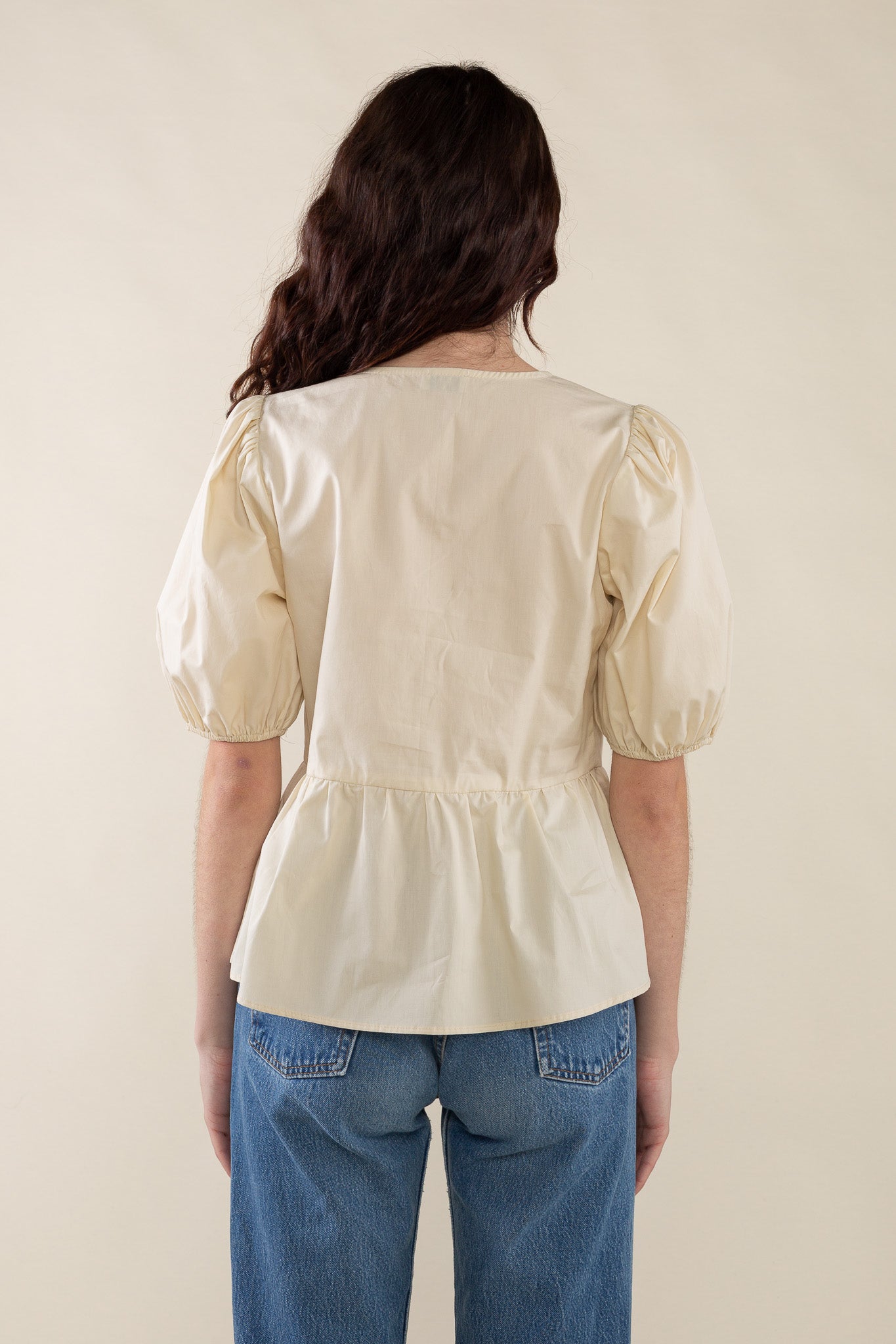 Poplin Tie Top