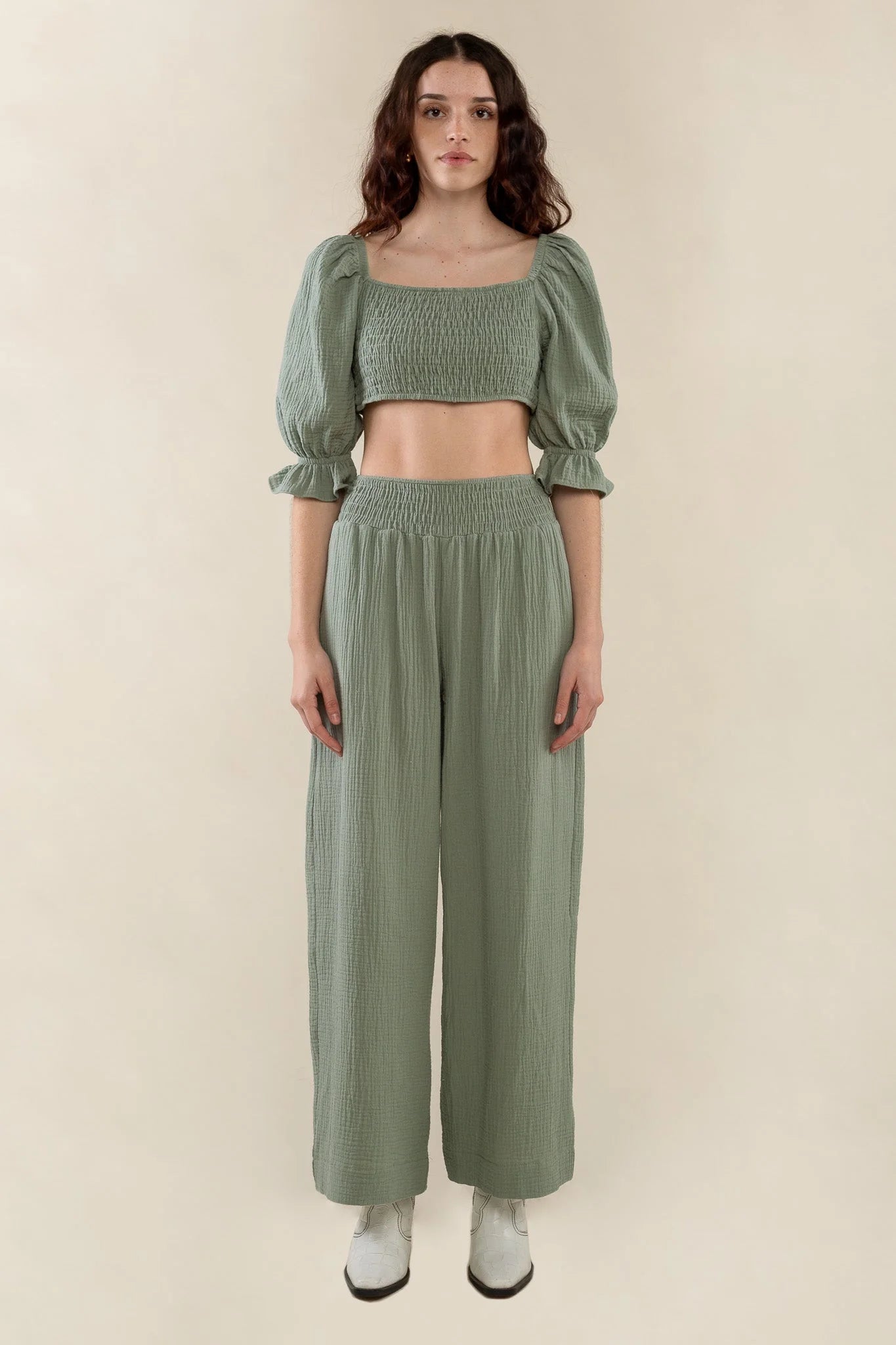 Cotton Gauze Pant