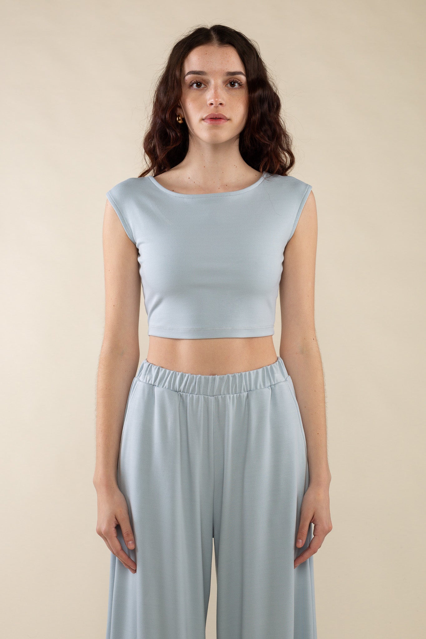 Cropped Jersey Tee