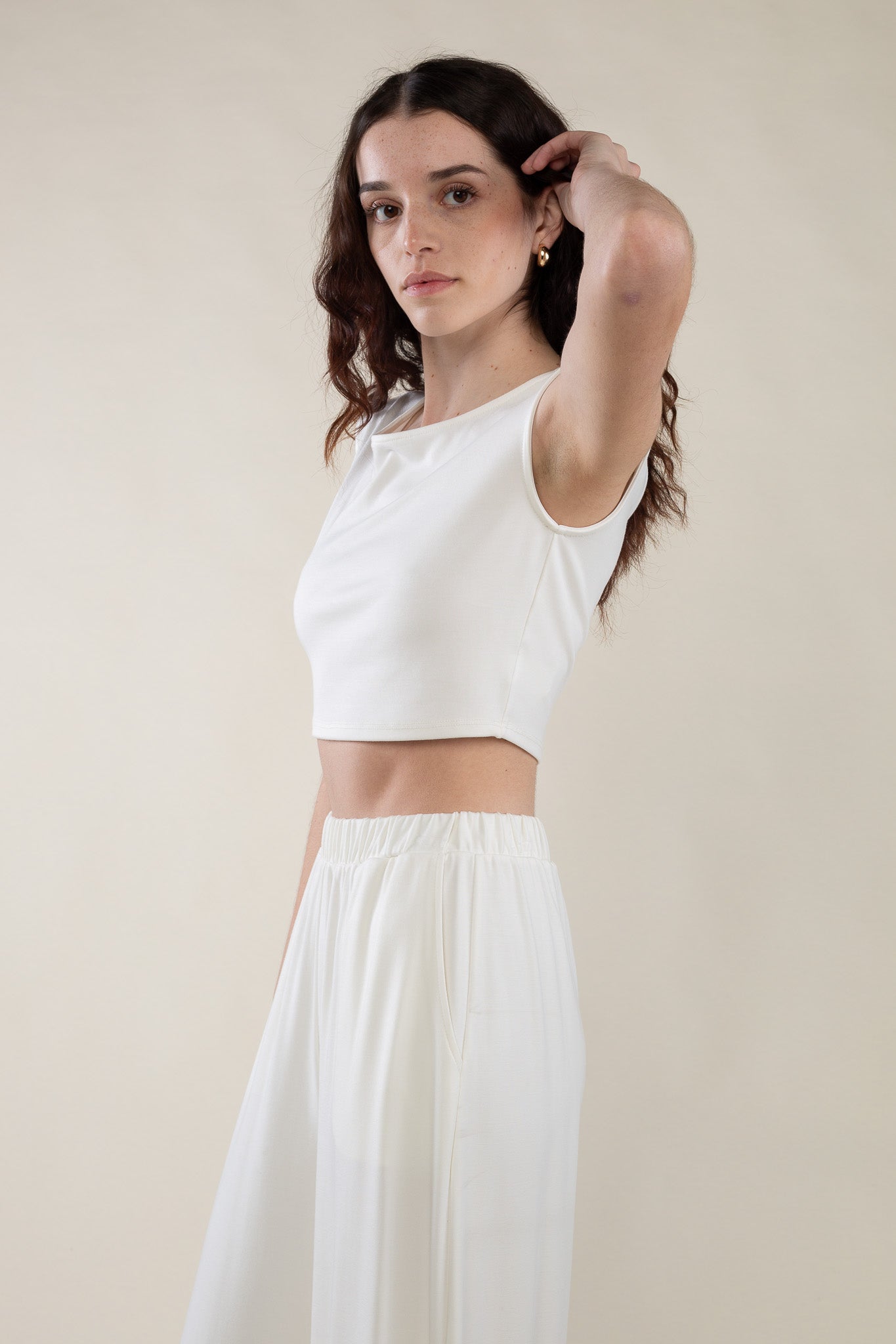 Cropped Jersey Tee