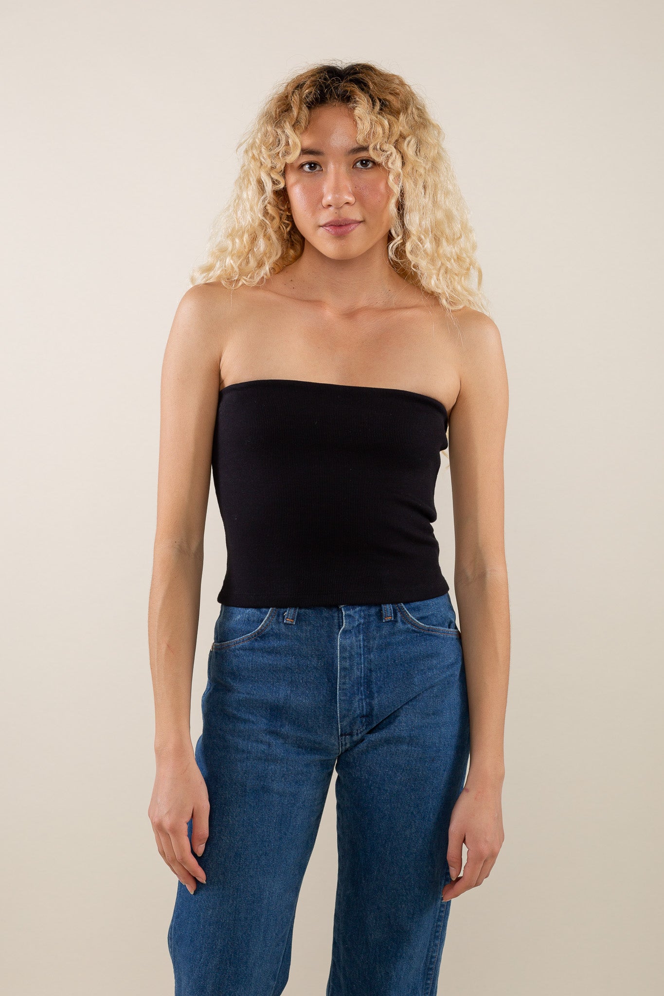 Cotton Spandex Simple Tube Top