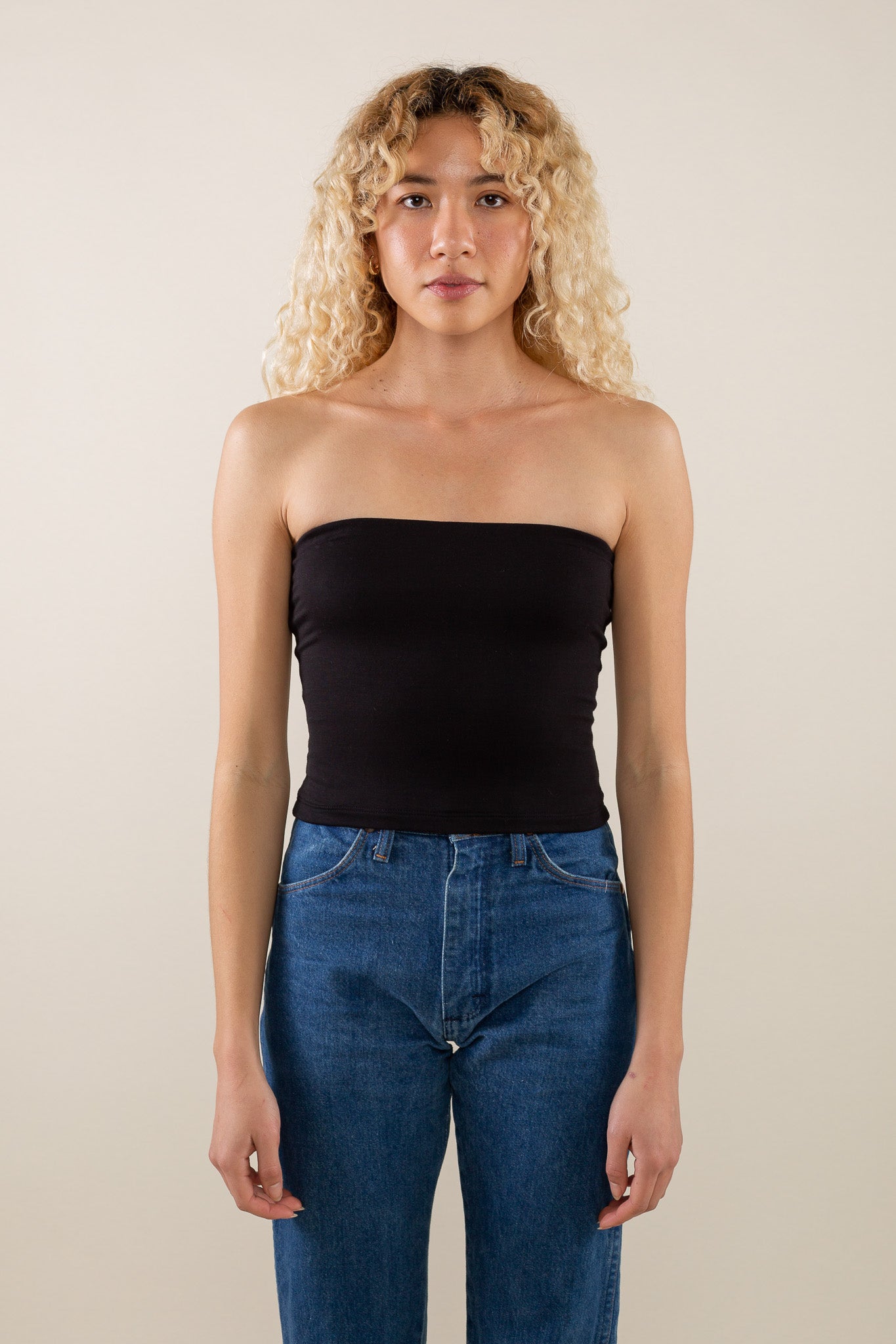 Rayon Jersey Simple Tube Top