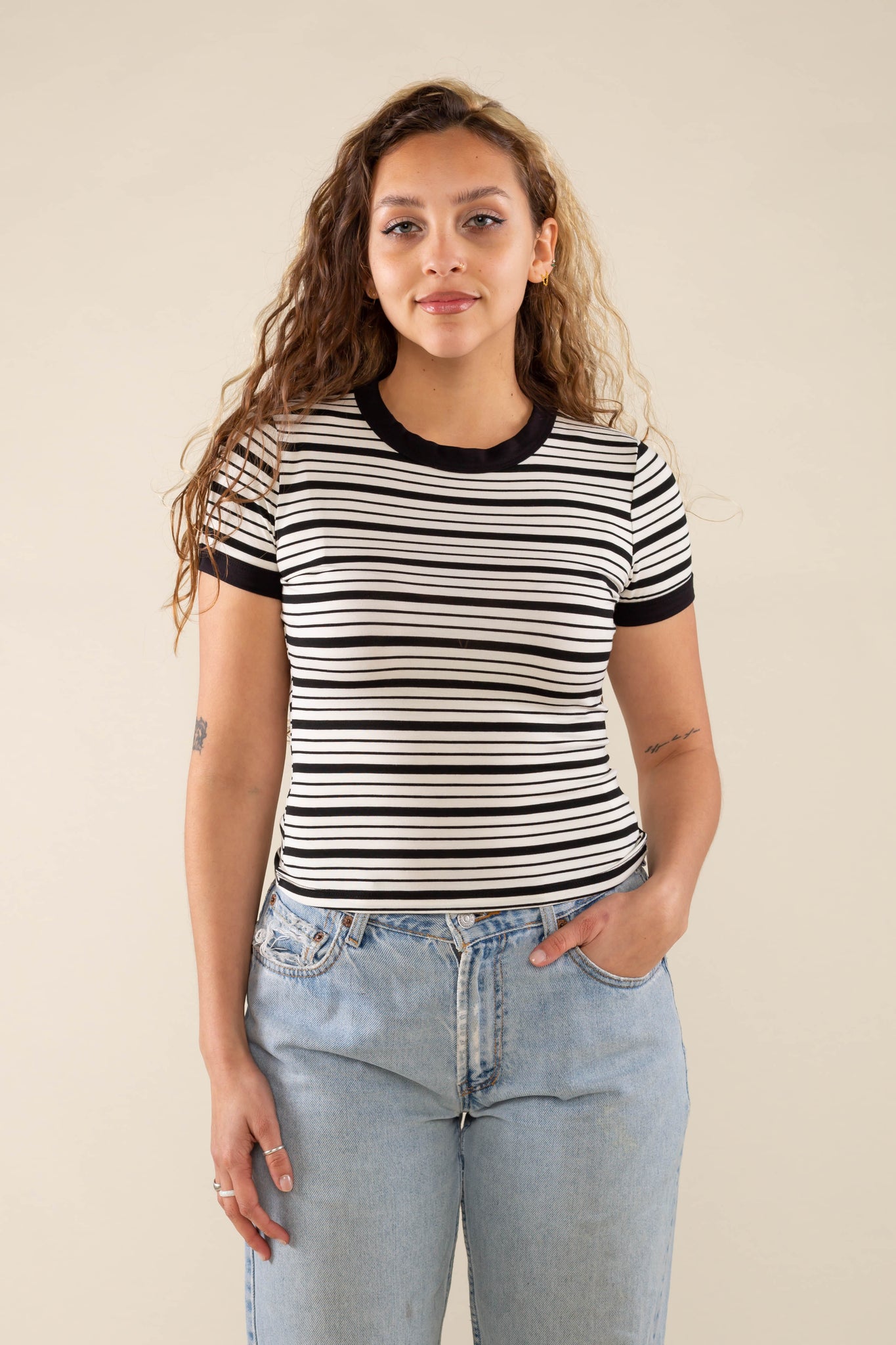 Stripe Ringer Tee