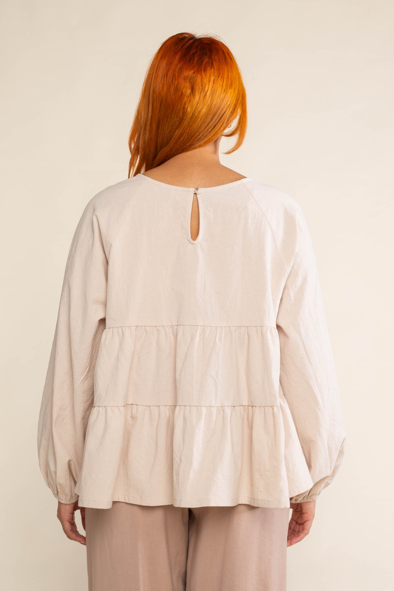 Cotton Tiered Blouse