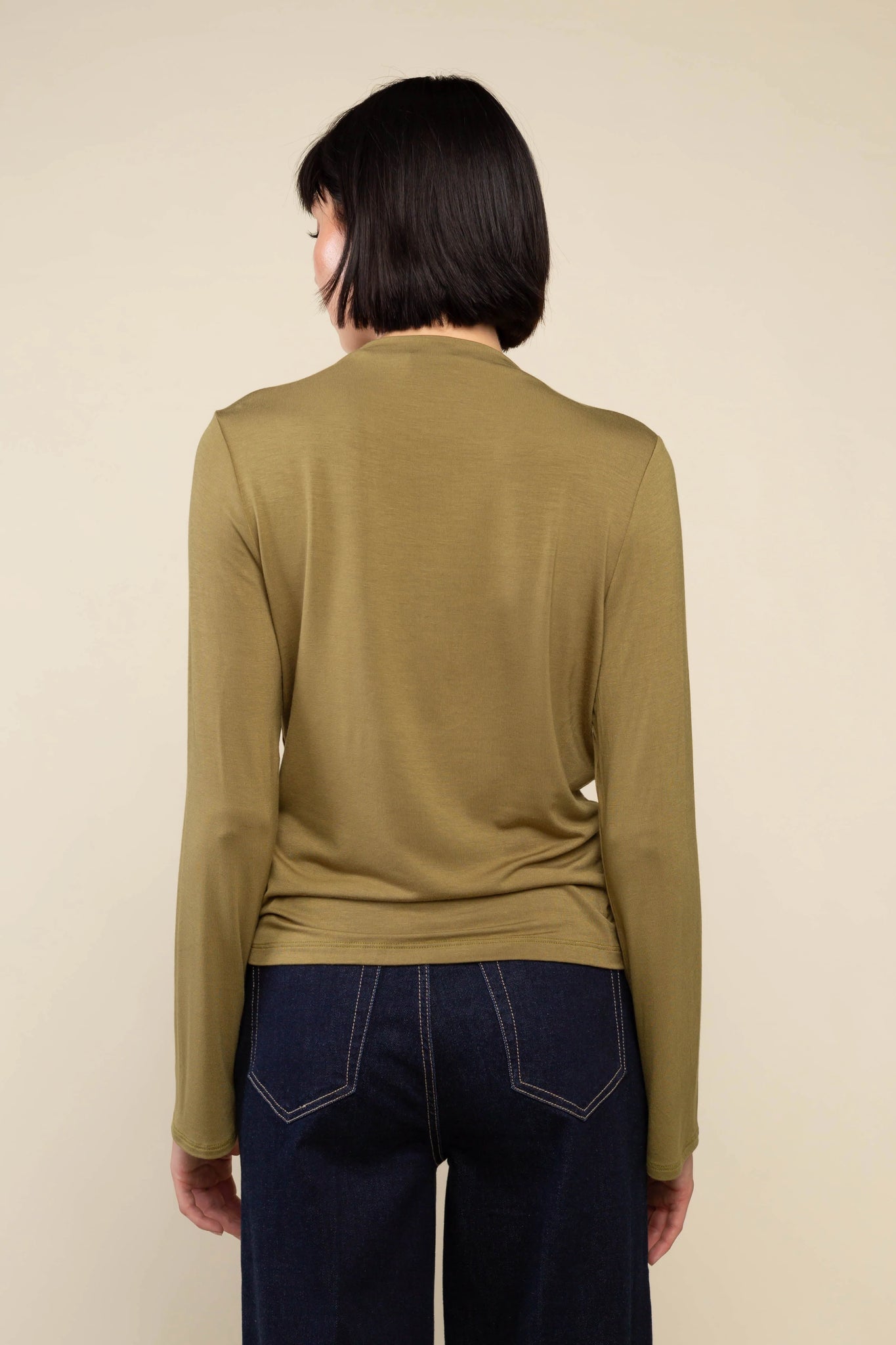 Bamboo Mock Neck Top