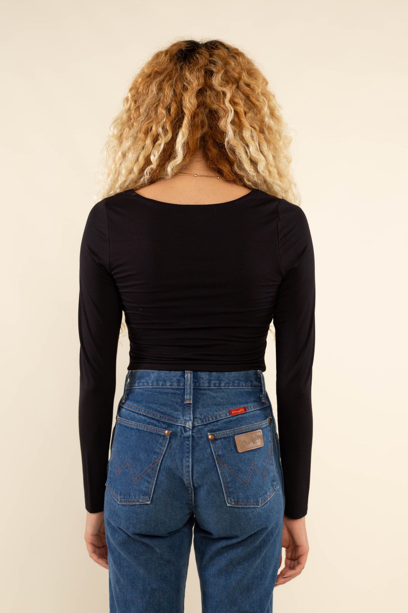 U-Neck Long Sleeve Bodysuit