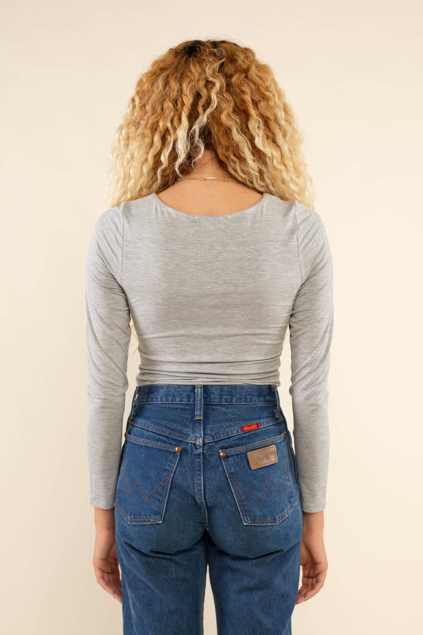 U-Neck Long Sleeve Bodysuit