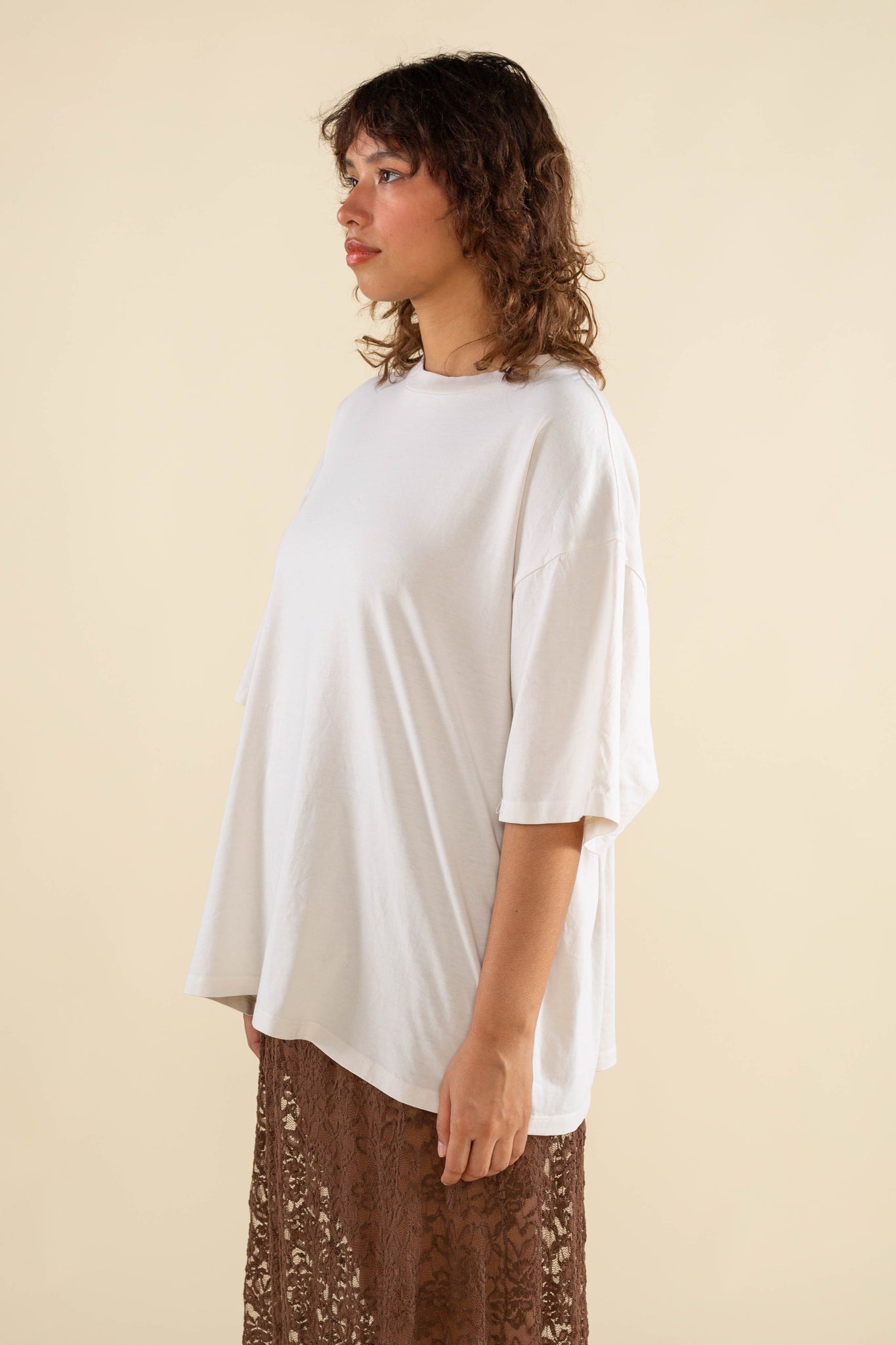 Vintage Boxy Regular Length Garment Dyed Tee