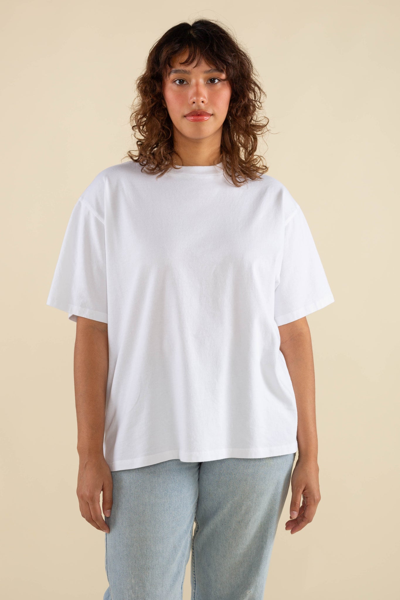 Vintage Boxy Regular Length Garment Dyed Tee