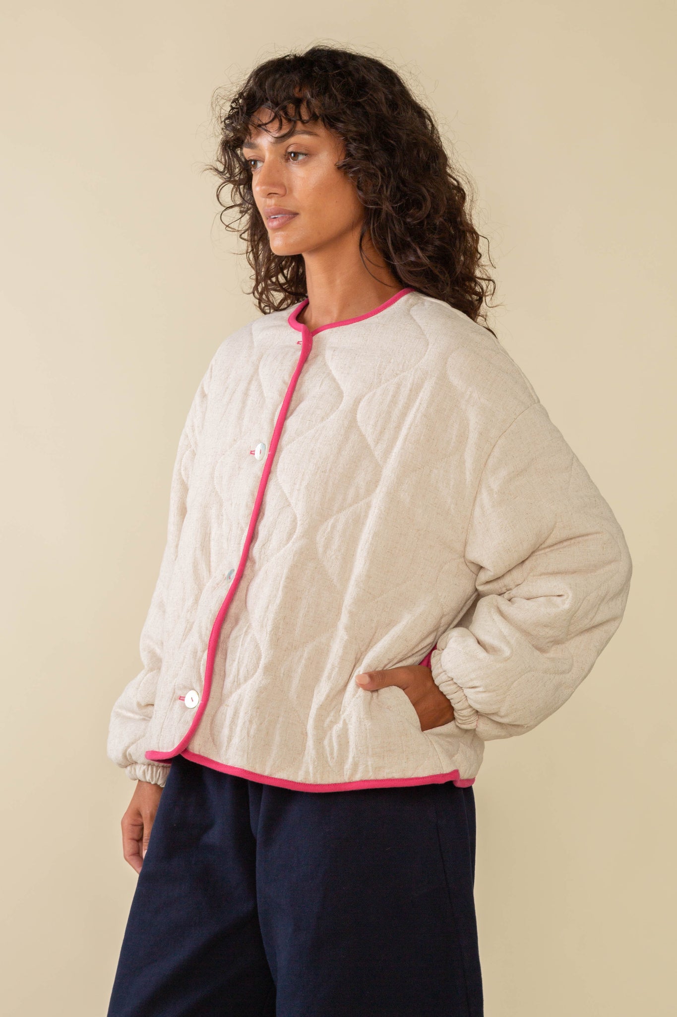 Nubi Boxy Quilted Jacket