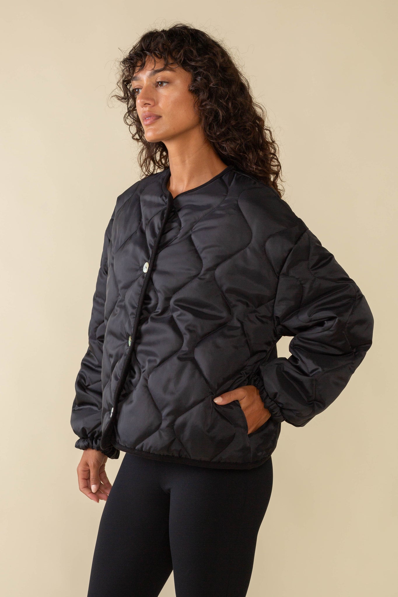 Nubi Boxy Quilted Jacket