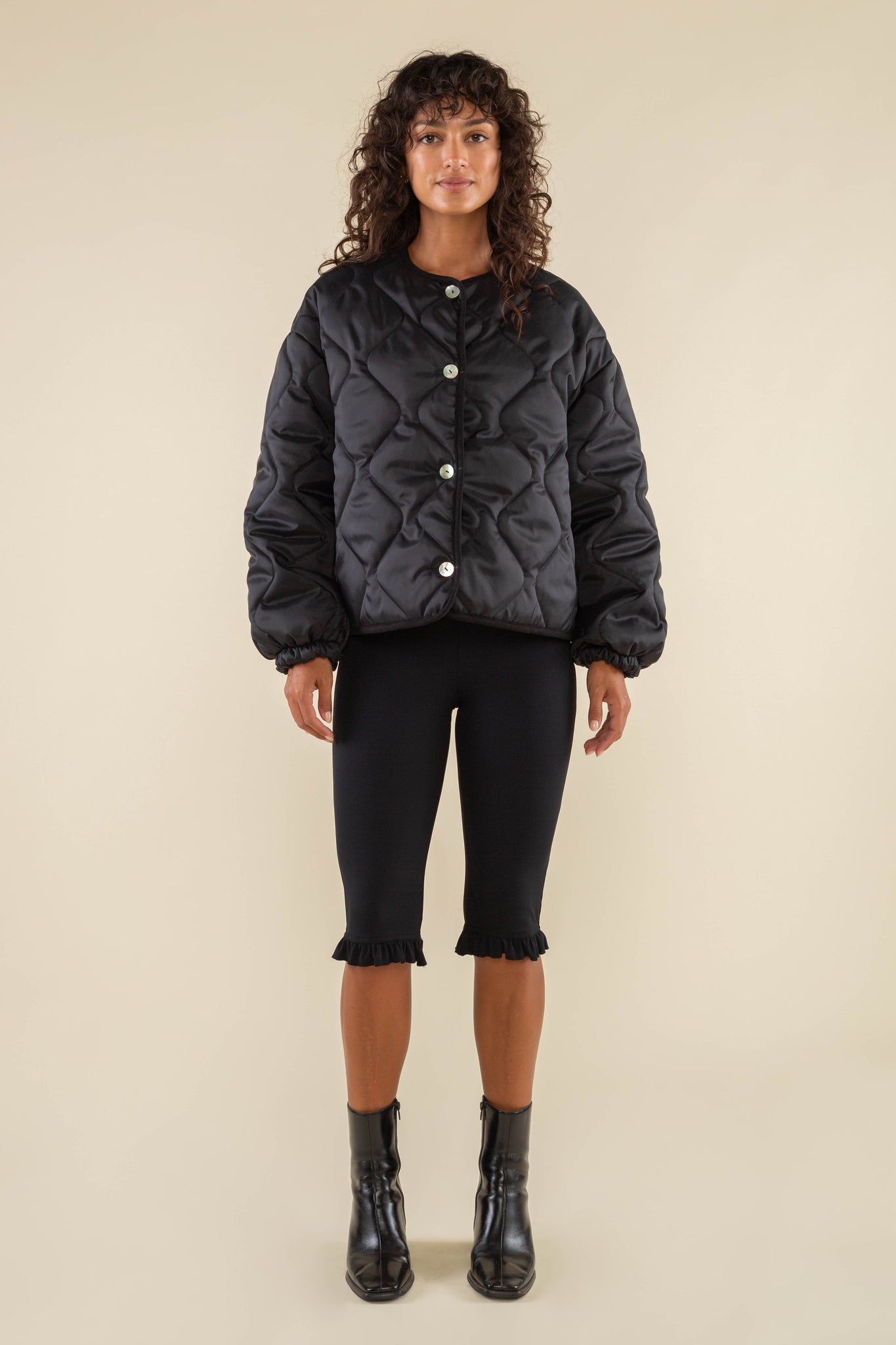 Nubi Boxy Quilted Jacket