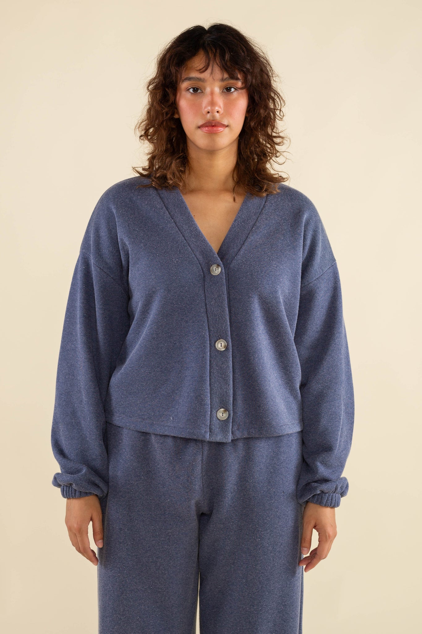 Mid Length Fleece Cardigan