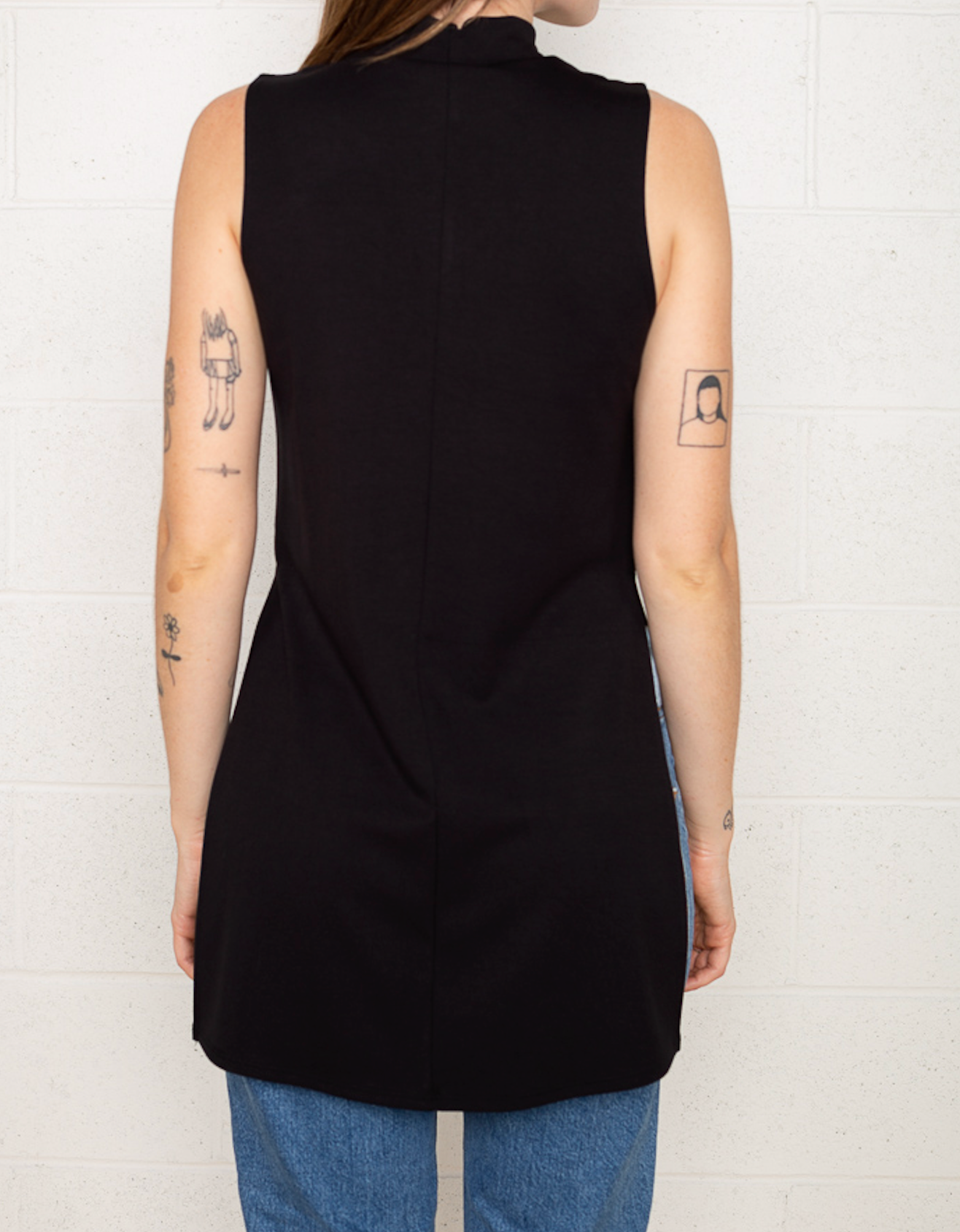 Mock Neck Tunic Tank