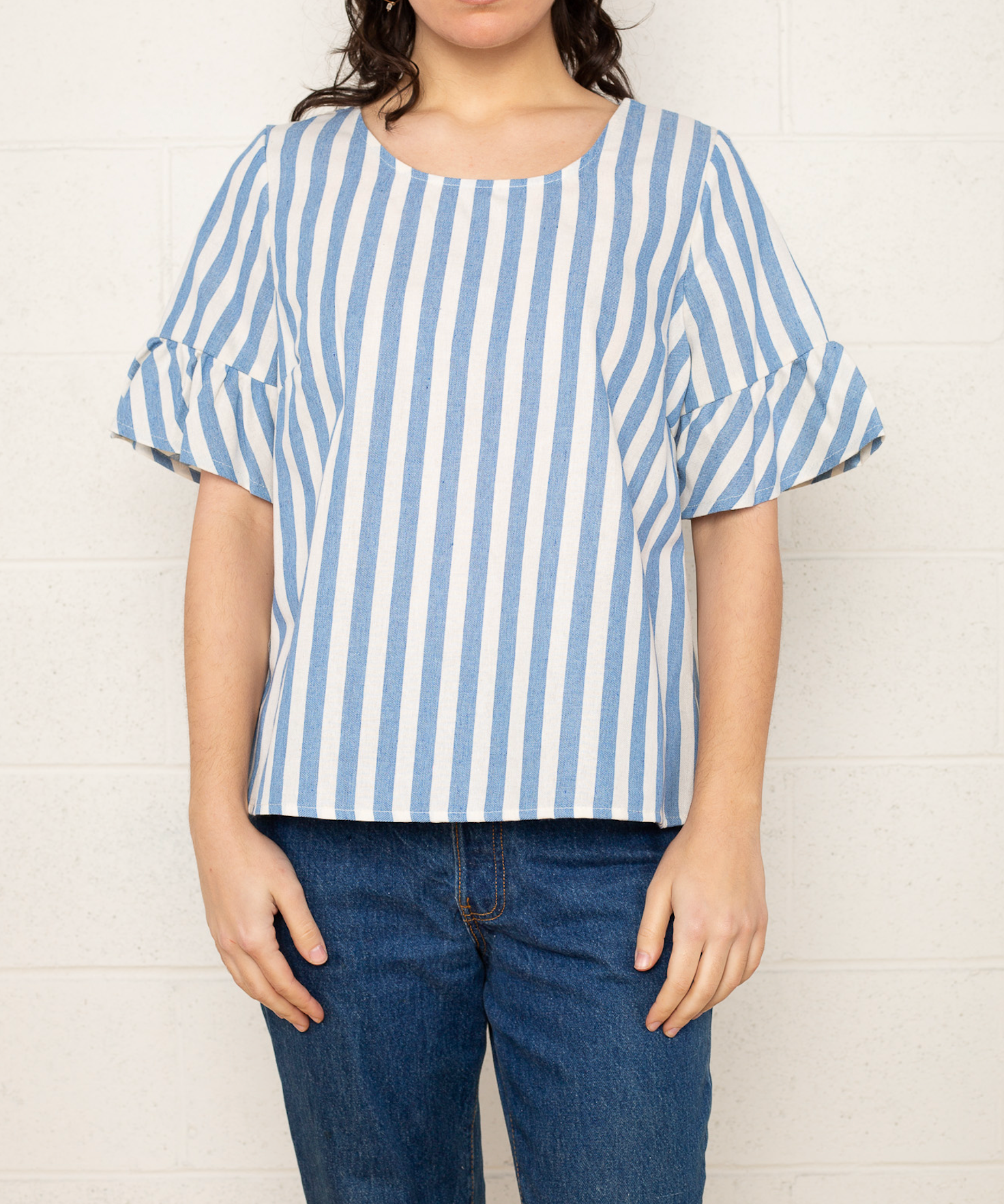 Striped Boxy Blouse