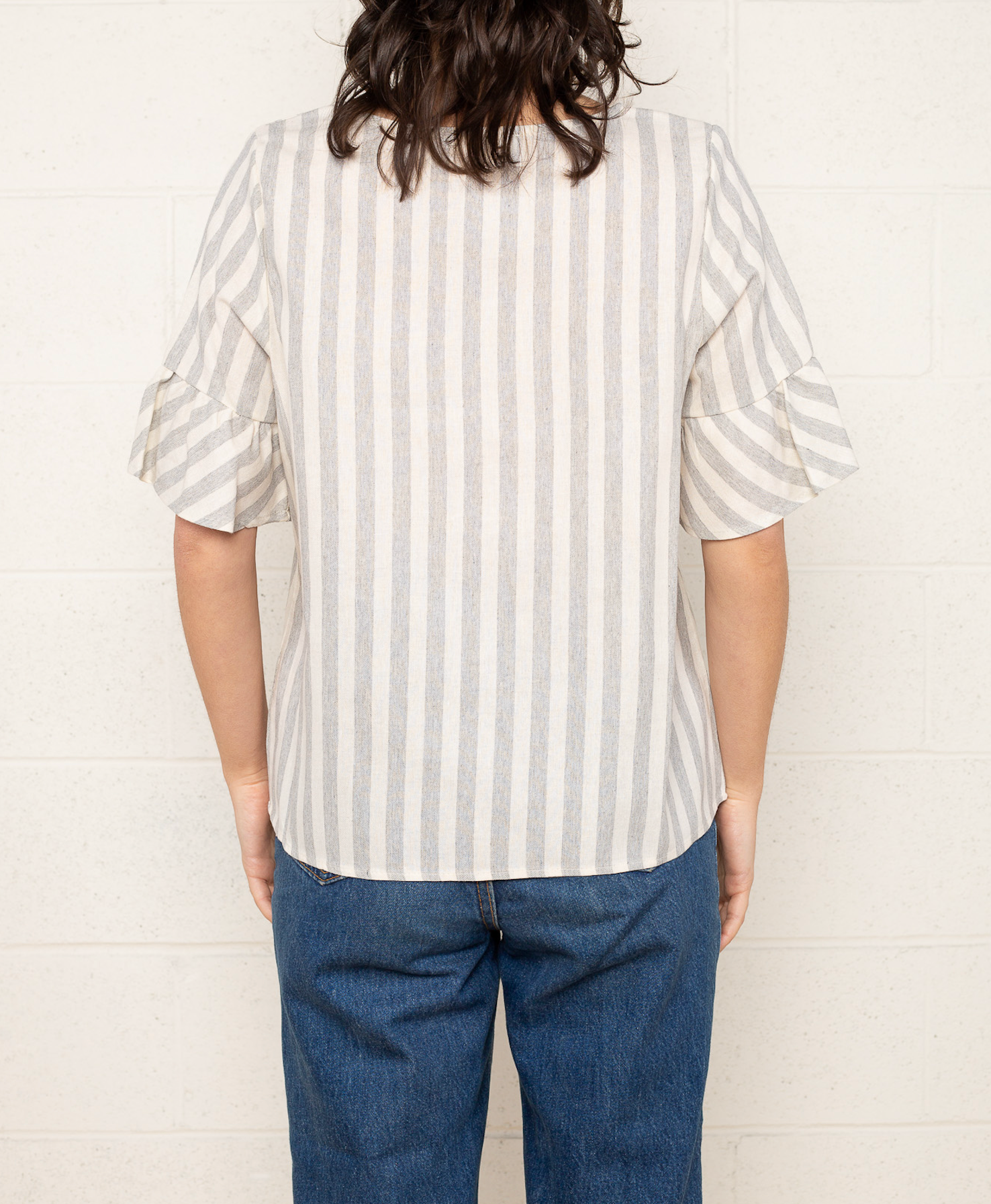 Striped Boxy Blouse