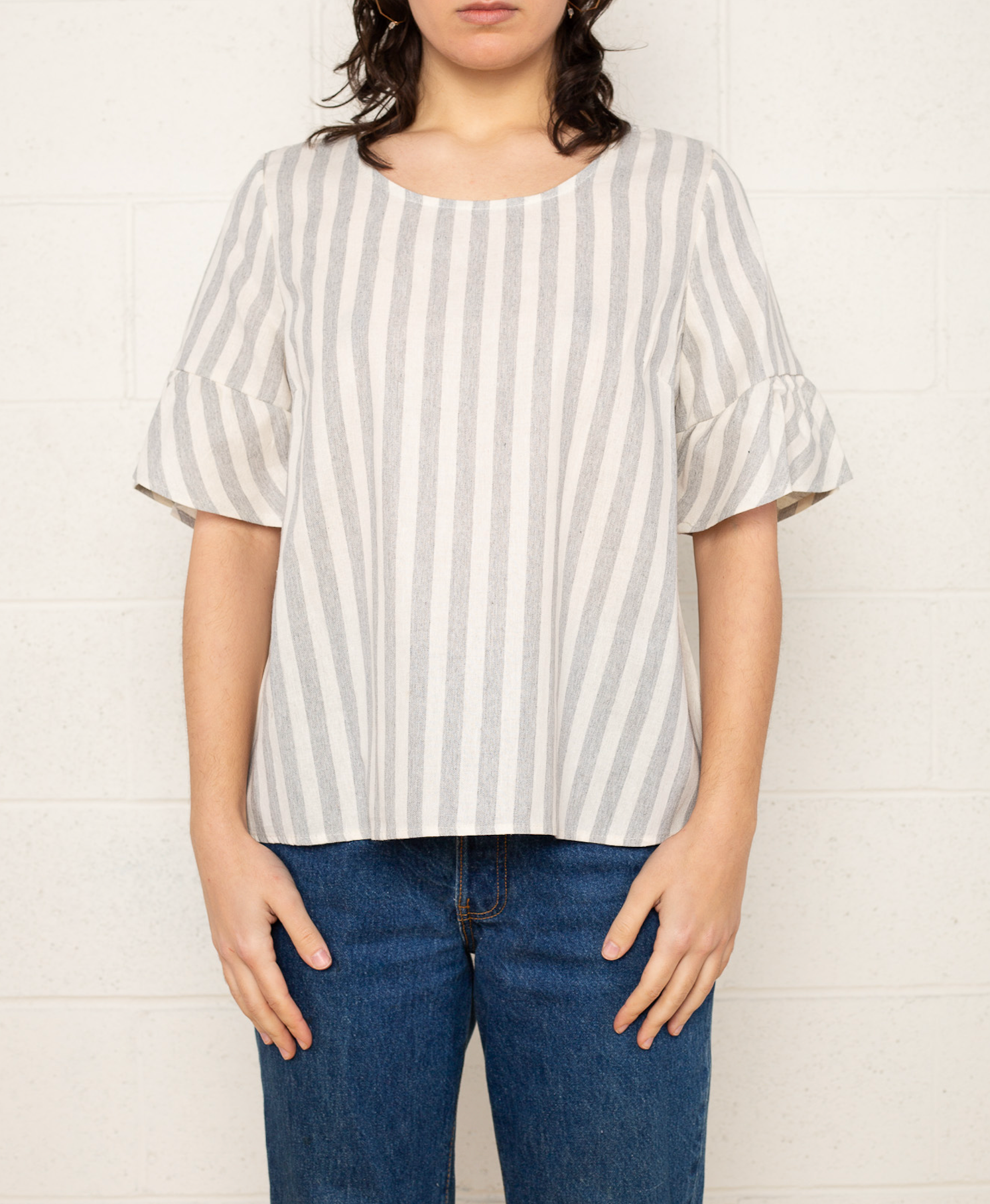 Striped Boxy Blouse