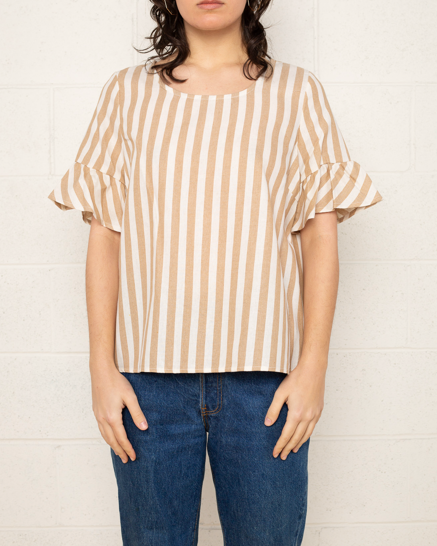 Striped Boxy Blouse