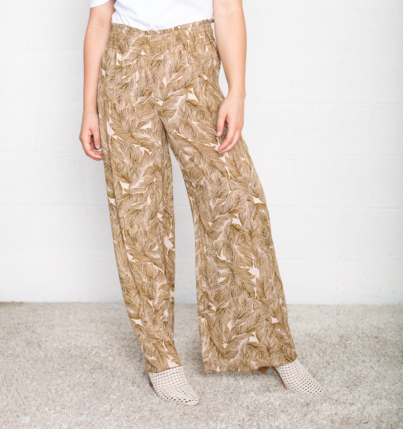 Leaf Flowy Pants