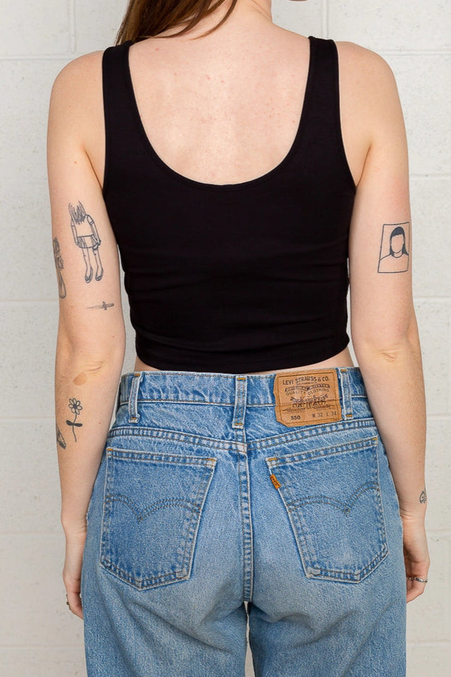 Cropped Basic Tank