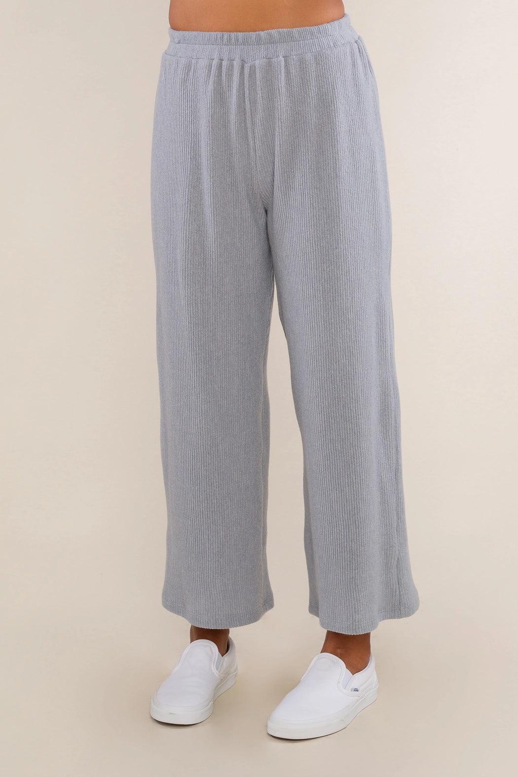 Pleated Knit Pant