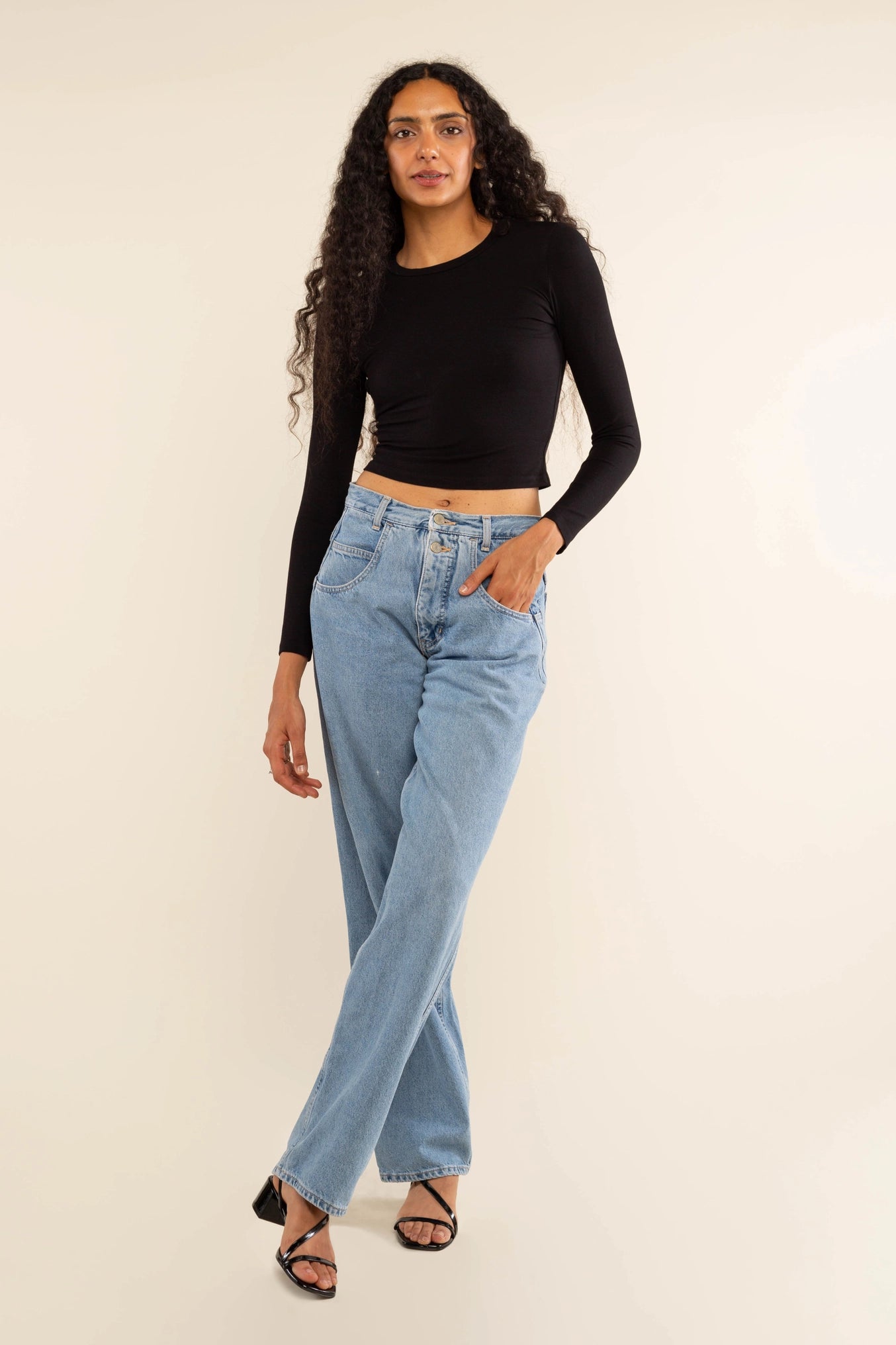 Hemp Crewneck Long Sleeve Top