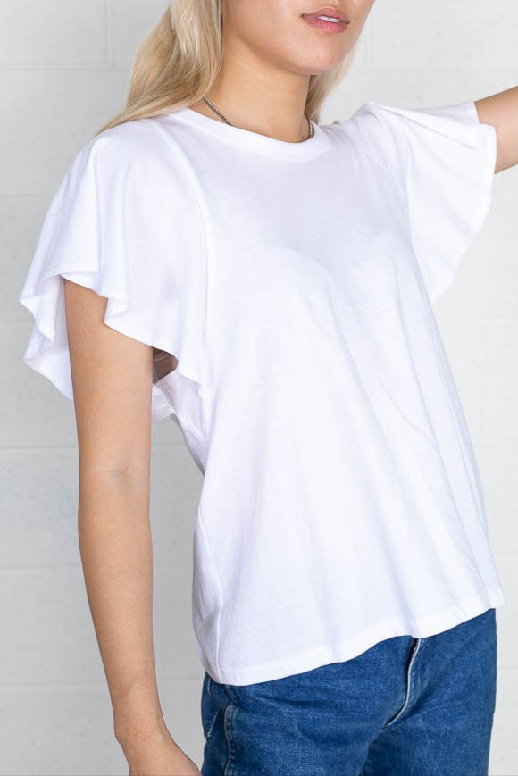 Ruffle Sleeve Tee