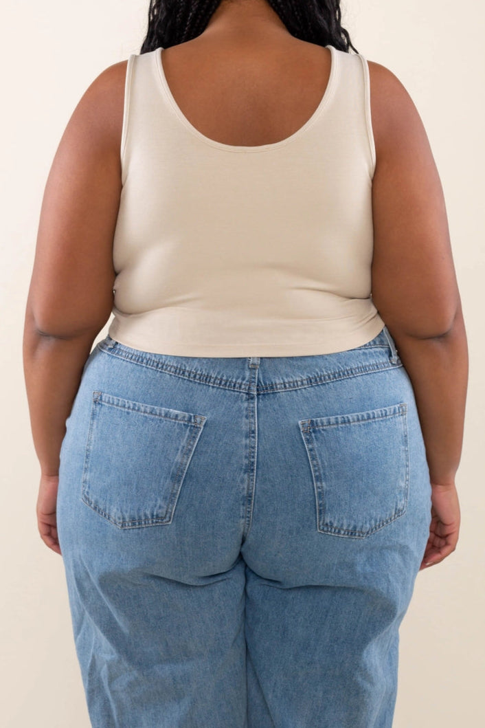 Cropped Basic Tank